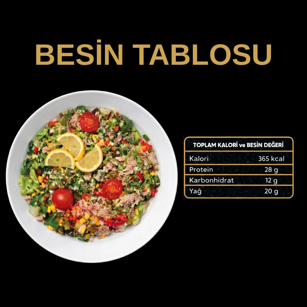 Ton Balıklı Salata "Yüksek Omega" - Görsel 3